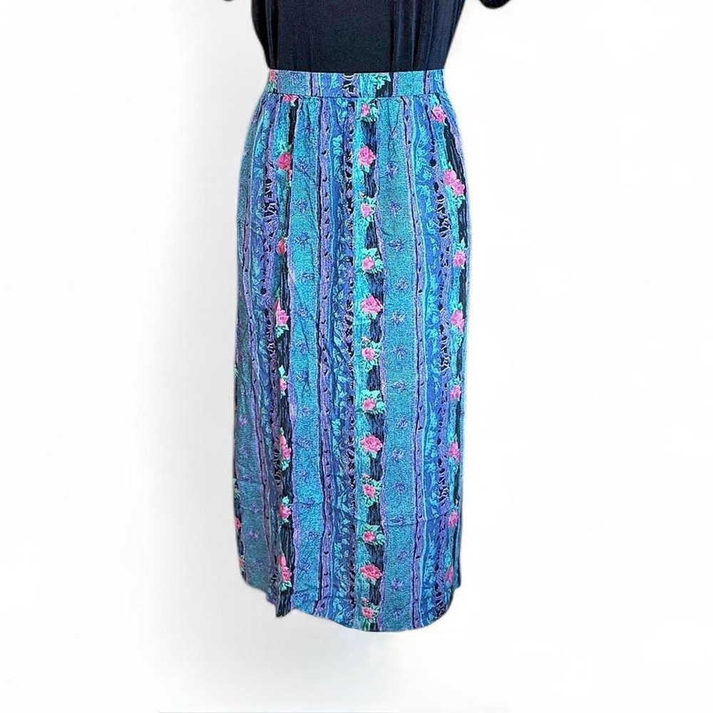 Floral Flowy Vintage Maxi Skirt